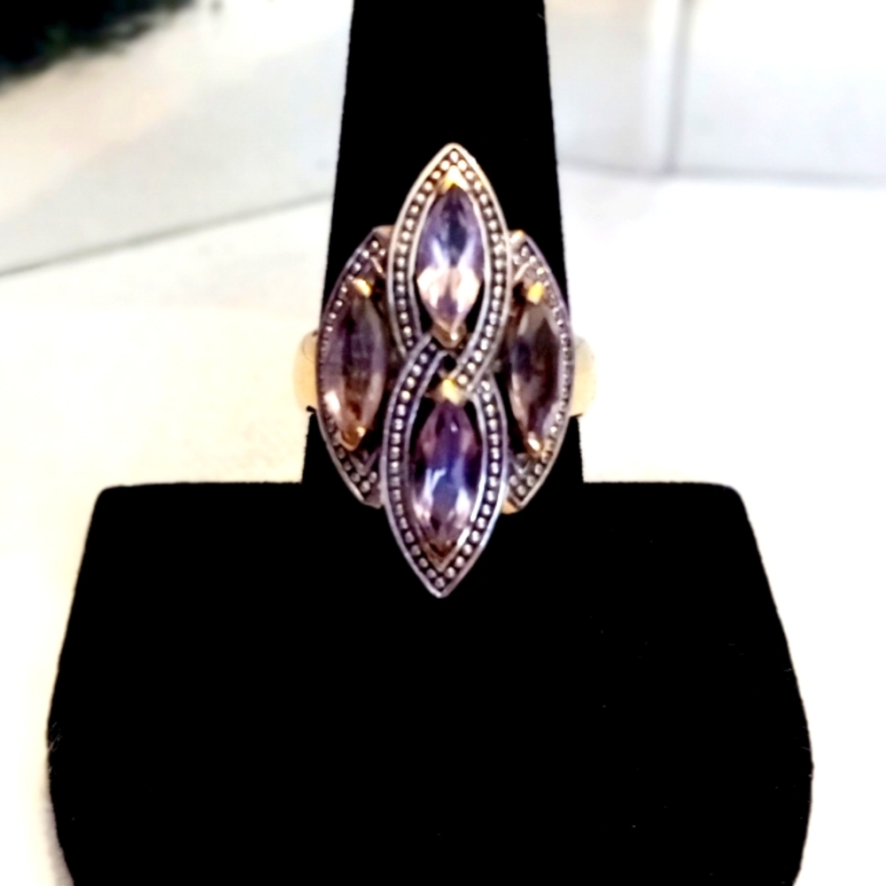 Lavender Semi Precious Stone Ring